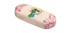 Pink Bird Patterned Hard Eyeglasses Case K088