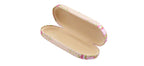 Pink Bird Patterned Hard Eyeglasses Case K088